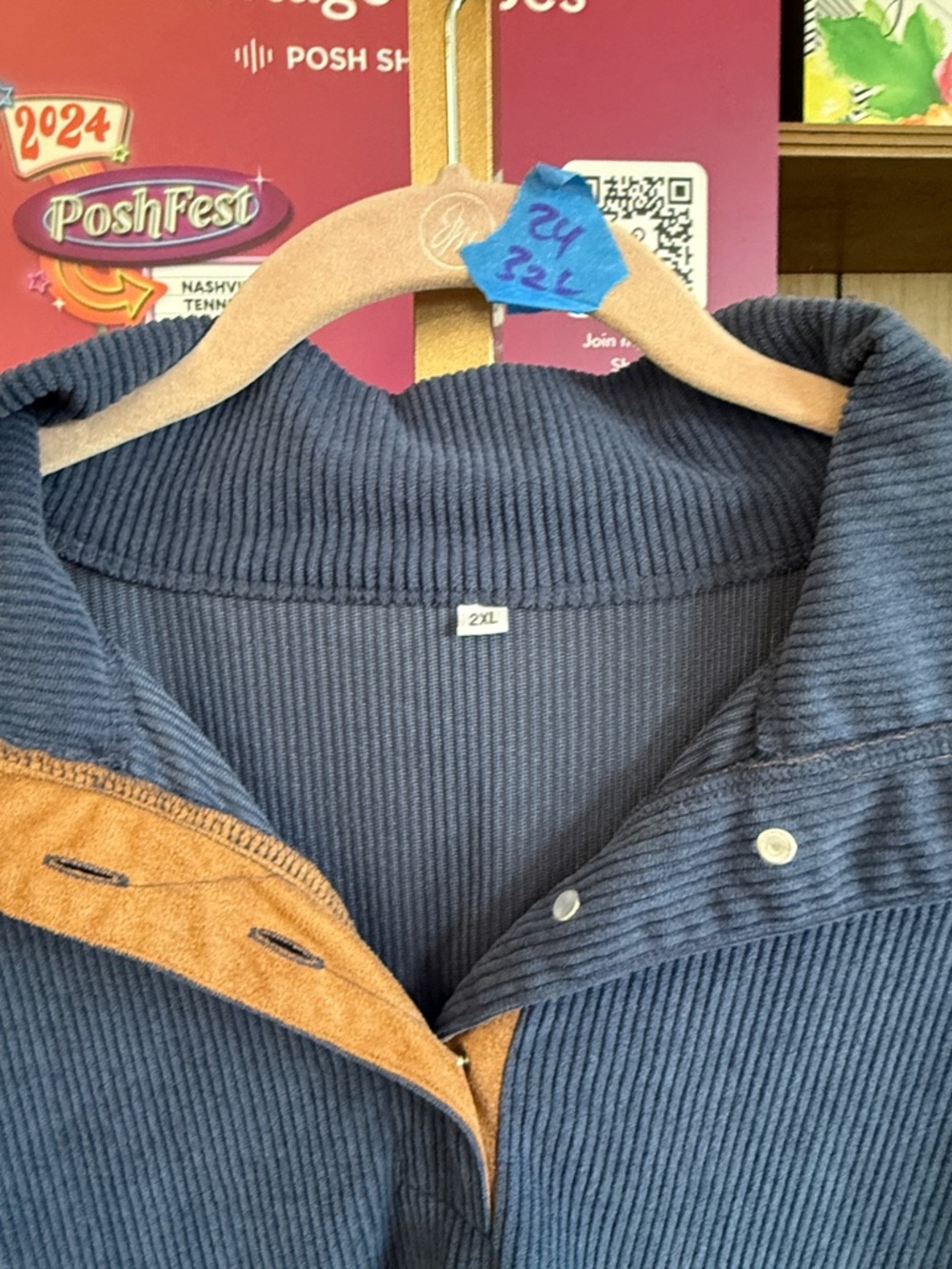 Blue Pullover - Picture 2 of 3